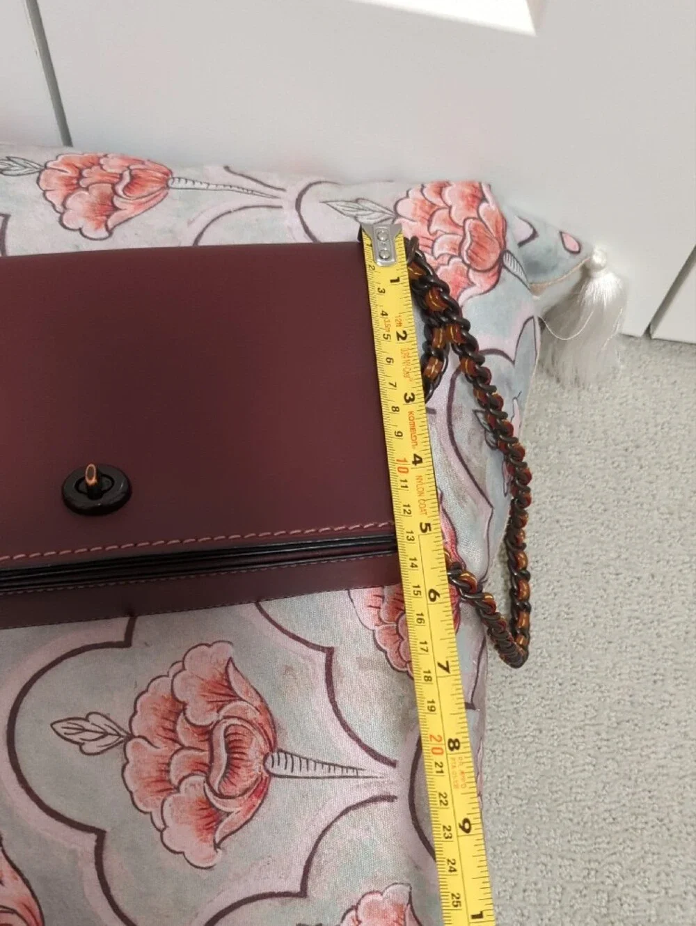 Coach Dinky Bag in Burgundy